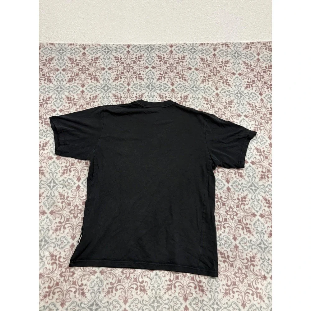 Nike Dri-FIT Go Hard Graphic T-Shirt Mens Large Black Training Gym Tee